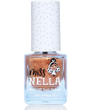 Miss Nella Magic Collection Open Sesame Safe Gold Nail Polish for Kids - Non-Toxic & Odour-Free Formula | Water-Based & Easy Peel Off - Buy Online on GoSupps.com
