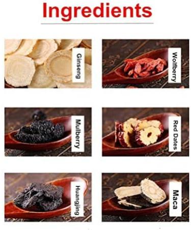 (Buy 3 get 1 free) Men Sexual Tea Ginseng Maca Wolfberry Red Dates Mulberry Huangjing - Buy Online on GoSupps.com