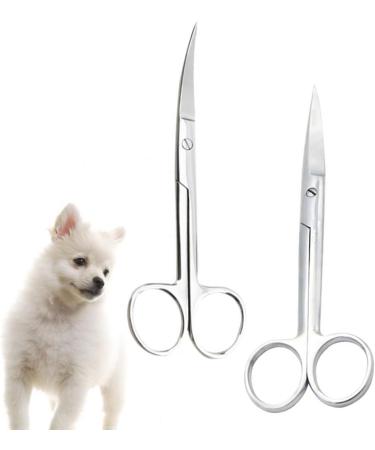 Frcolor 6-Pack Stainless Steel Scissors Set - Versatile Onion Fabric & Pet Hair Cutters with Round Head Design | Perfect for Grooming & Crafts - Buy Online on GoSupps.com