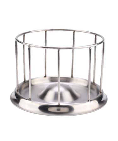 Stainless Steel Tortoise Feeder Food and Water Dish Feeding Bowl Turtle Food Dispenser(Big)