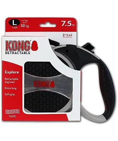 KONG Explore Retractable Dog Leash Large Grey 7 5m Tape Explore Large Grey - Buy Online on GoSupps.com