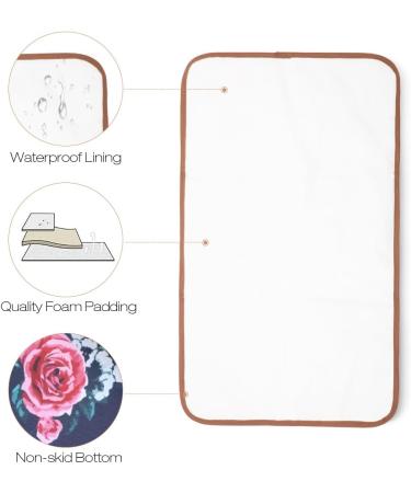 Lekebaby Foldable Travel Changing Mat | Portable Nappy Change Mat Queen Lagerstroemia - Buy Online on GoSupps.com