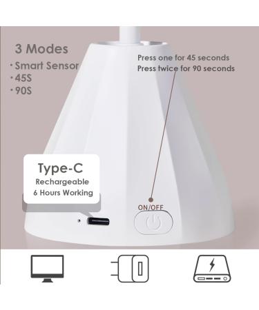 UV LED Nail Lamp with Smart Sensor | Portable Cordless Mini Dryer for Quick Gel Polish Curing - Perfect for Home & Salon Use - Buy Online on GoSupps.com