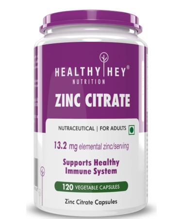 Sheltr Zinc Citrate Supports Immune and Immunity - 120 Veg Capsules