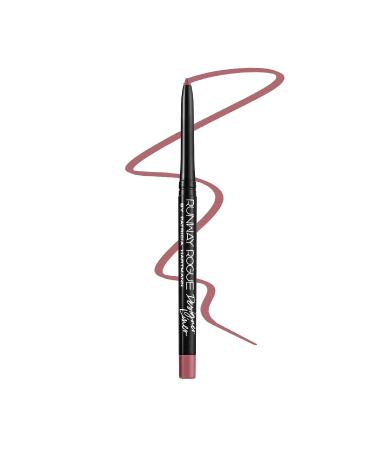 Runway Rogue Designer Liner Lip Pencil - Matte Rose-Pink Lip Liner with Sharpener for Camera Ready Looks - Buy Online on GoSupps.com