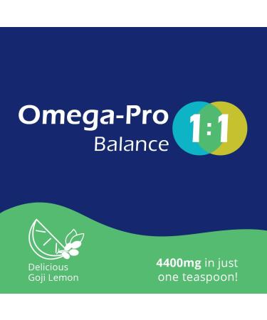 CanPrev - Omega-Pro Balance 150ml Liquid - 4382mg of Wild Deep Sea Fish Oil - Helps Support Cognitive Health and Brain Function - Goji Lemon Flavour - Buy Online on GoSupps.com