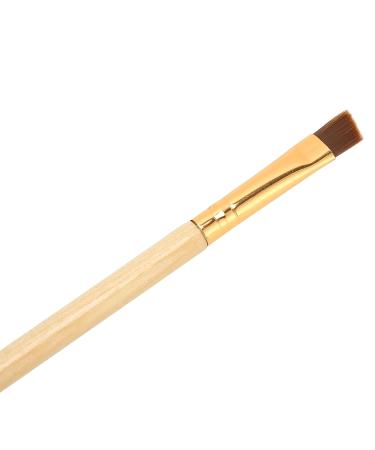 Evaled 2-in-1 Eyebrow Brush - 6.5 Inch Double-Sided Angled & Spiral Design for All Eyebrow Types | Ideal for Brow Powder Application - Wood Color - Buy Online on GoSupps.com