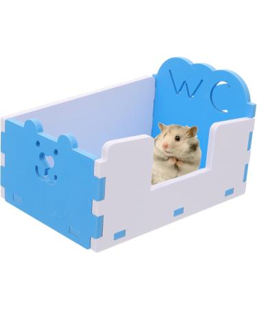 BESPORTBLE 1pc Hamster Toilet Hamster Bathroom Critters Hamster Litter Toilet Pet Pet Toilet Blue PVC 15x10cm Blue - Buy Online on GoSupps.com