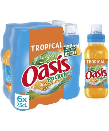 OASIS - Push Pull Tropical 6X25Cl - The Unit - Special Offer - Buy Online on GoSupps.com