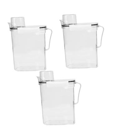 HAPINARY 3pcs Laundry Storage Box Laundry Bottle Tide Laundry Liquid Plastic Transparent