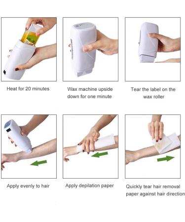  Fyearfly Roll-on Wax Cartridge 100g Hair Removal Wax Cartridge Hair Removal Cream Beeswax Roll-on Wax (Aloe vera) - Buy Online on GoSupps.com