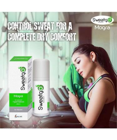 Sweat Go Rollon Antiperspirant | Mogra For Women - 60 ml - Buy Online on GoSupps.com