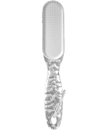 Foot File Callus Remover | 2 in 1 Foot Rasp for Cracked Heel | Dead Skin Removal Professional Scrubber Callus Remover Multi Purpose Pedicure Tools Transparent - Buy Online on GoSupps.com