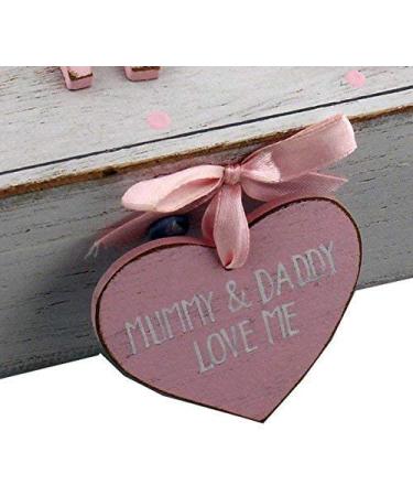 Oaktree Gifts Baby Girl Vintage Style Wooden Memories Keepsake Box - Buy Online on GoSupps.com