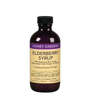 Honey Gardens, Honey Elderberry Extract, 4 Fl Oz