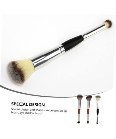 DRESSOOS 3pcs Double-ended Makeup Brush Female Makeup Brush Cosmetic Supplies Make up Kit Artificial Fiber - Buy Online on GoSupps.com