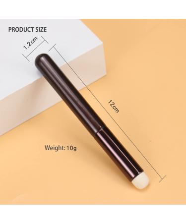 Professional Round Head Lip Brush | Matte Lip Gloss Applicator | Soft Artificial Fiber Makeup Brush for Perfect Lips - Buy Online on GoSupps.com