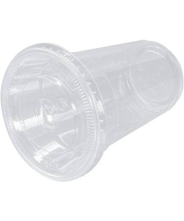 Belinlen 100 Sets 24 oz. Plastic Crystal Clear Cups with Flat Lids for Cold Drinks Iced Coffee Bubble Boba Tea Smoothie etc. (Coming with Extra 20 lids as Bonus) 24oz(100pack)with lids - Buy Online on GoSupps.com
