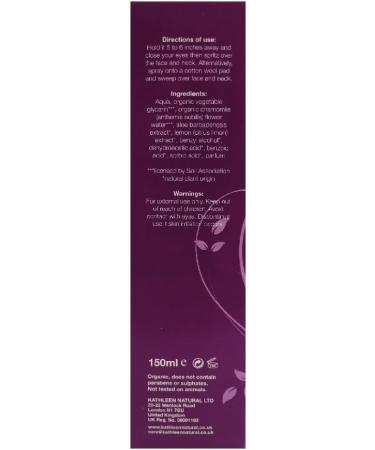 Kathleen Natural Rebalancing & Soothing Tonifying Mist - Hydrating Face Spray for All Skin Types | International Shipping Available - Buy Online on GoSupps.com