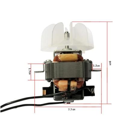 220v Hair Dryer Fan Motor High Power Hair Dryer Single Phase Series Motor Hair Dryer ac Electric Motor with Fan Leaf Copper Coil - Buy Online on GoSupps.com