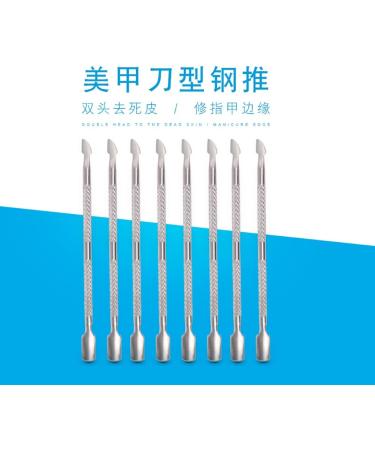 Stainless Steel Cuticle Pusher Nail Remover Dead Skin Removal Nail Tools for Professional Salon or Home Use - Buy Online on GoSupps.com