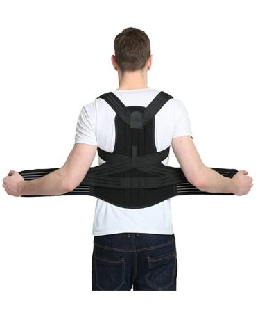 Posture Corrector Adjustable Back Brace Belt Breathable Posture Support Improves Back Support for Men and Women Teen Back Posture Warm as Ever A XXXX - Buy Online on GoSupps.com