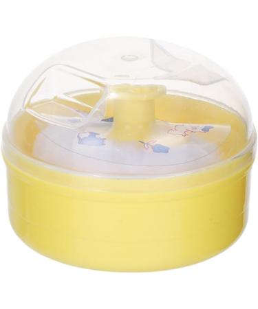 Bouff e De Poudre Corporelle Et R cipient Bouff e De Poudre Pour Poudre Corporelle - Applicateur et r cipient de poudre saupoudrer Bouff e de poudre cosm tique pour le corps avec poign e pour poudre Jaune - Buy Online on GoSupps.com