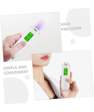 WOONEKY Skin Tester Skin Hydration Gauge Oil Skin Hydration Sensor Plastic Shell White - Buy Online on GoSupps.com