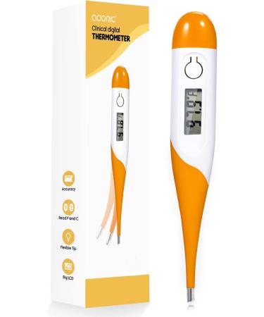 Fieber thermometer digital fever thermometer easy to read & monitor fever temperature in 10 seconds of rectal oral & axle thermometers for baby children adults and animals