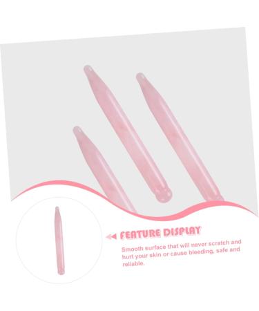 Buy Rose Quartz Crystal Muscle Massage Tools | Handheld Guasha Roller & Eye Massager for Body Relief | International Shipping Available - Buy Online on GoSupps.com