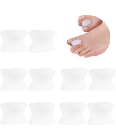 EXCEART Hallux Pad & Bunion Brace - 5 Pairs Adjustable Splint for Overlapping Toes Big Separation Varus Pad - International Shipping - Buy Online on GoSupps.com