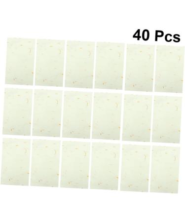 EXCEART 40 Sheet Black Drawing Paper Black Ink Red Xuan Paper Rice Exercise Paper Natural Calligraphy Ink - Buy Online on GoSupps.com