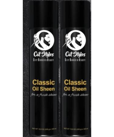 Classic Oil Sheen Black 10.8 Ounce 1.0 Fl Oz