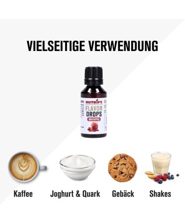 Nutrify Flavor Drops Baked Apple 30 ml | Sugar-Free Fat-Free Vegan Aroma Drops for Food & Drinks | No Calories No Artificial Dyes - Buy Online on GoSupps.com