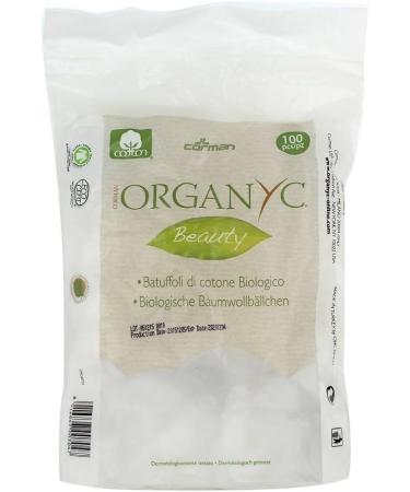 Corman Cotton Balls 100 ct | Premium Organic Cotton Toiletries by ORGANYC - Eco-Friendly & Hypoallergenic - Buy Online on GoSupps.com
