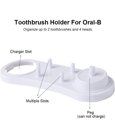 LazyMe Toothbrush Heads Holder for Oral-B D & PRO Series - Couple Charger Holders - Buy Online on GoSupps.com