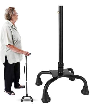Quadruple Walking Stick Mobility Balancing Aid for Men and Women Lightweight Walking Stick with LED Flashlight Sturdy Four-Prong Aluminum Crutch for Elderly Elegant - Buy Online on GoSupps.com