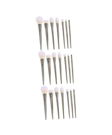 FRCOLOR 21 Pcs Eyeshadow Brush Powder Brush Rose Gold Eye Shadow Brush