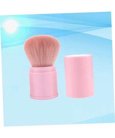 Beavorty Portable Powder Brush powder cream brush face Buffing brush Loose Powder Makeup Blush Brush Cosmetic Buffing Retractable concealer Miss stippling neck 8.3x3.3cm Pink - Buy Online on GoSupps.com