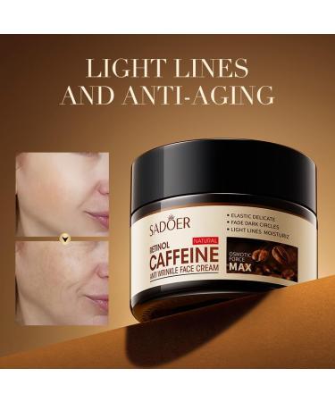 Shop SADOER Hydrating Retinol Caffeine Anti-Wrinkle Cream 50g - Best Skin Care for Anti-Aging & Moisturizing - Buy Online on GoSupps.com