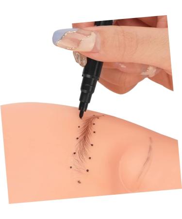 FOMIYES 20 Pcs Eyebrow Marker Pen Salon Mapping Pen Tattoos Accessory Plastic Eyebrow Shape Use a Pen - Buy Online on GoSupps.com