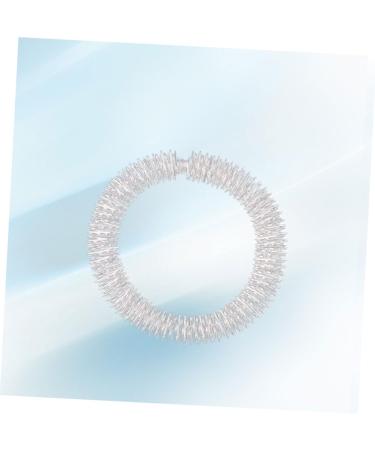 Buy Gleavi 3-Set Finger Massage Ring - Spiky Sensory Acupressure Wrist Bracelet | Silver Metal Chinese Style for Ultimate Relaxation - Buy Online on GoSupps.com