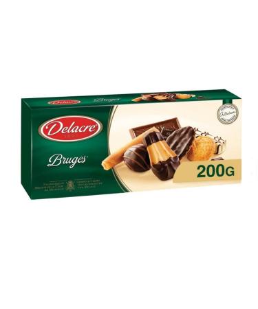 G n rique Delacre - Brugge 200g - Belgian Butter Biscuits - Savor Authenticity and Finesse - Pack of 4