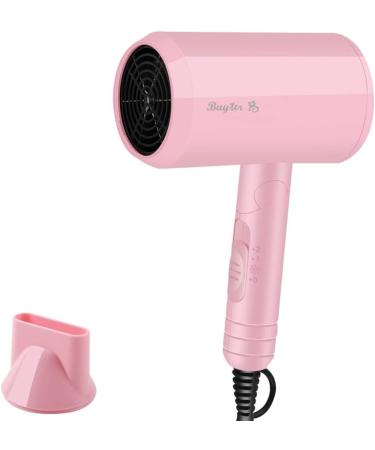 Buyter Blue-Ray Folding Compact Travel Blow Dryer Professional Salon Ionic Low Noise Hair Dryer 3 Heat Settings (White) - Buy Online on GoSupps.com