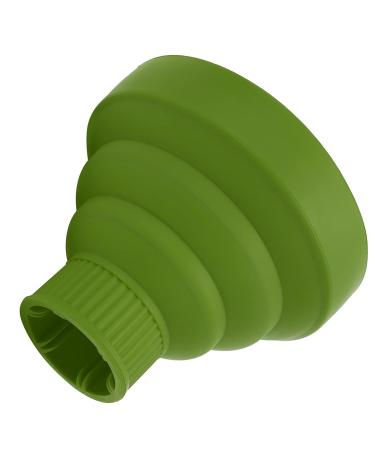 Best Diffuser Hair Dryer for Curly Hair | Universal Collapsible Silicone Attachment | Portable & Foldable - Hair Hunger (Green) - Buy Online on GoSupps.com