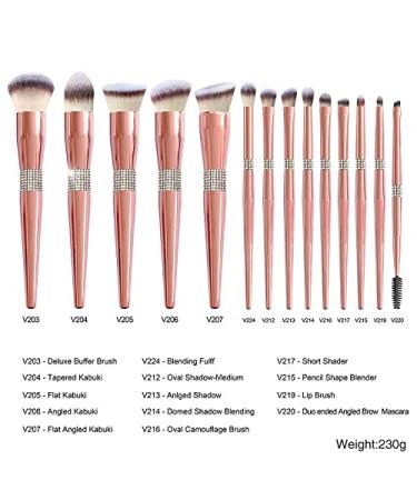 Professional Bling Diamond Makeup Brushes Set | Luxury Cosmetic Tools for Flawless Application - Buy Online on GoSupps.com