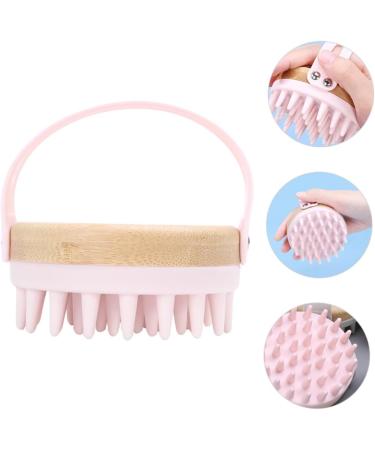 Bcoath Pink Shampoo Brush - Scalp Massager & Washer | 8.4x8x7.4cm | Ideal for Hair Care & Scalp Peeling - Buy Online on GoSupps.com