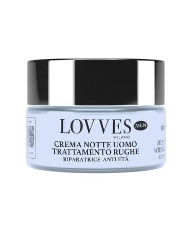LOVVES Cr me de Nuit Anti-Rides Homme Haute Cosm tique Naturelle R pare la Peau pendant le Sommeil Antioxydante et R g n rante vite le Vieillissement Pr matur Absorption Rapide 50ml