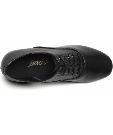 Men's Black Leather Ballroom Dance Shoes - Size 10.5 - Buy Online on GoSupps.com