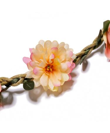 Flower Crown Headbands for Women Girls - Bridal Bridesmaid Fairy Headpiece (4 Pack) - Buy Online on GoSupps.com
